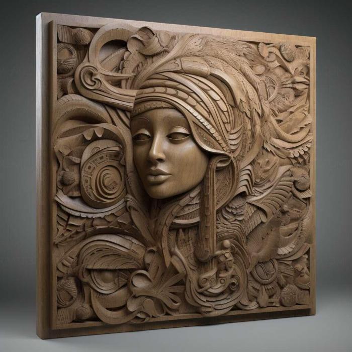 نموذج ثلاثي الأبعاد لآلة CNC 3D Art 